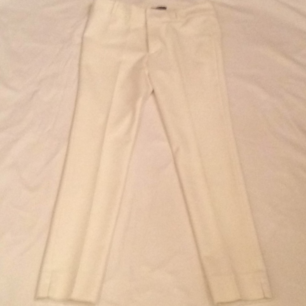 Cream skinny pant